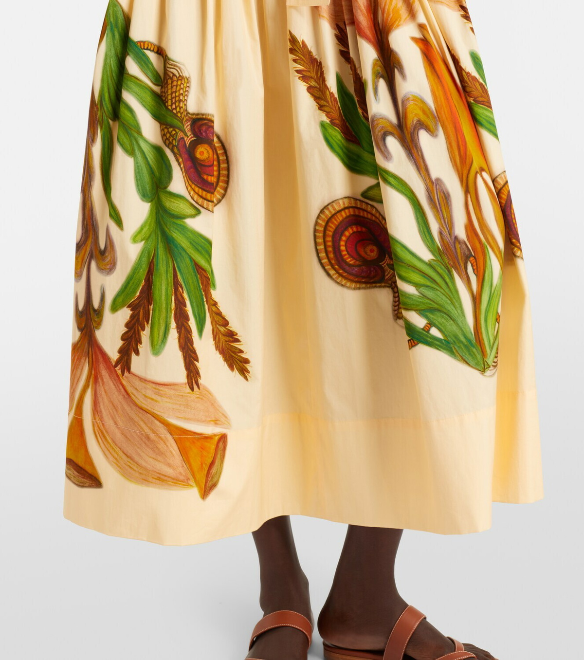 Ulla Johnson Aniline printed cotton midi dress