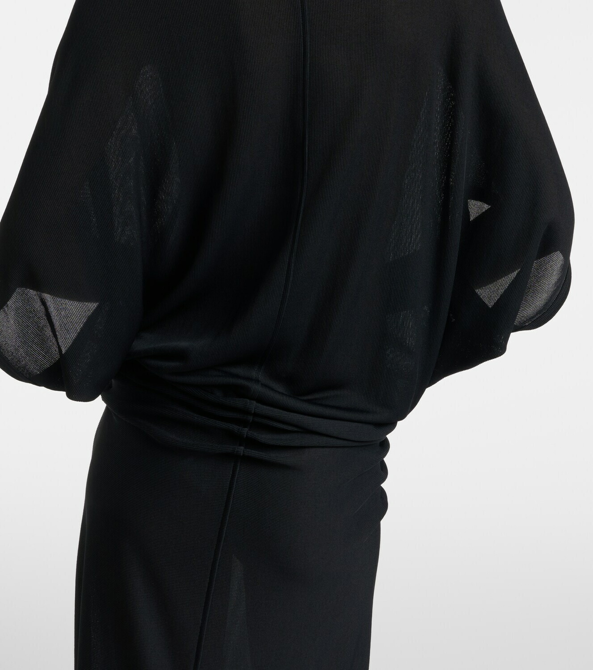 The Row Delyra ruched jersey gown