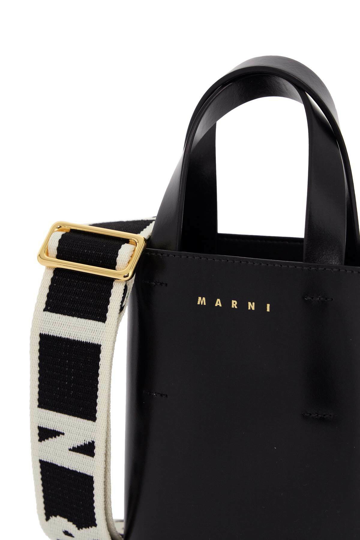 MARNI nano museo tote bag Black Marni