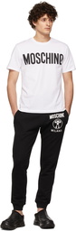 Moschino White Logo Print T-Shirt