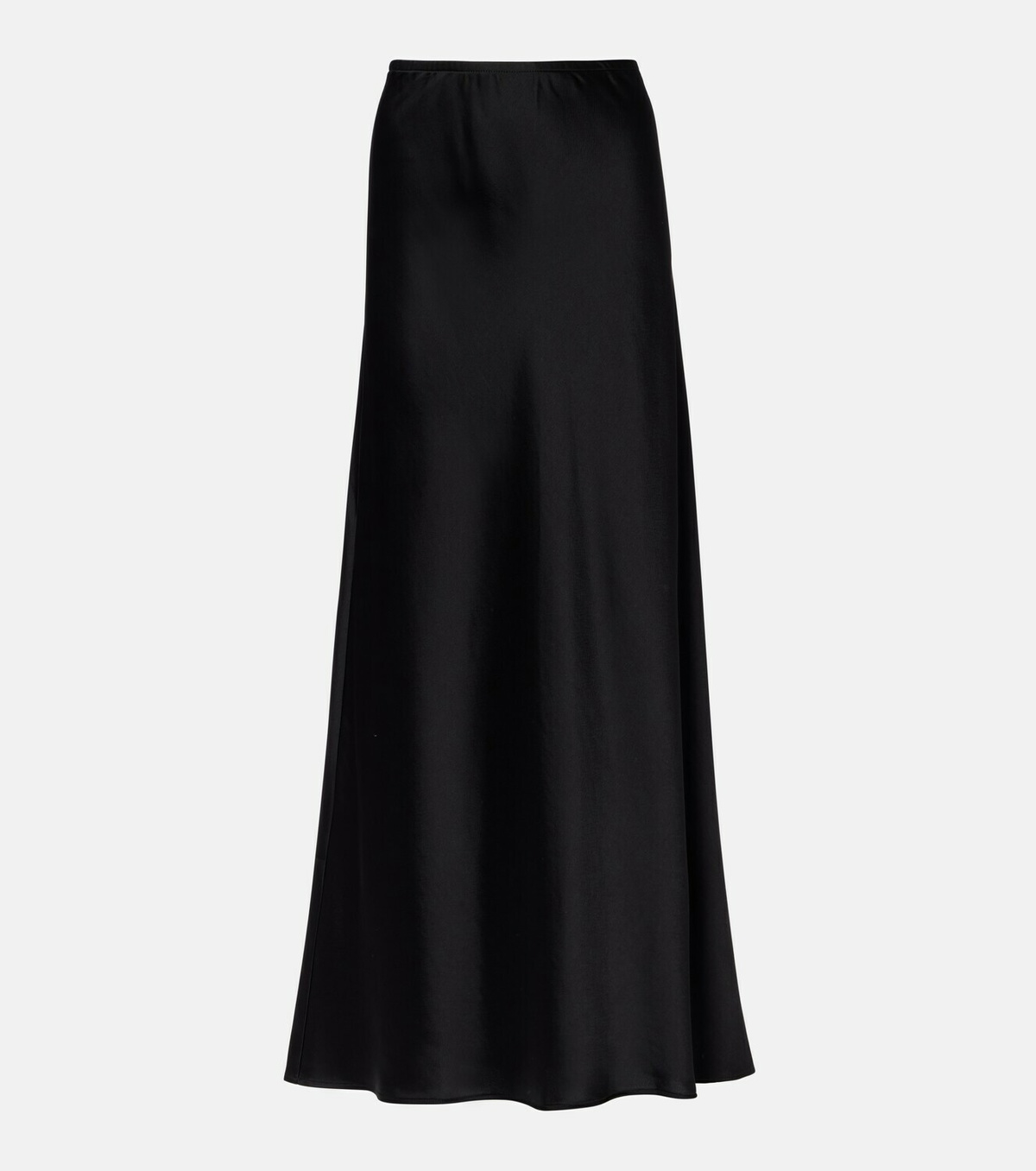 Leset Barb satin maxi skirt