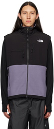 The North Face Purple & Black Denali Vest