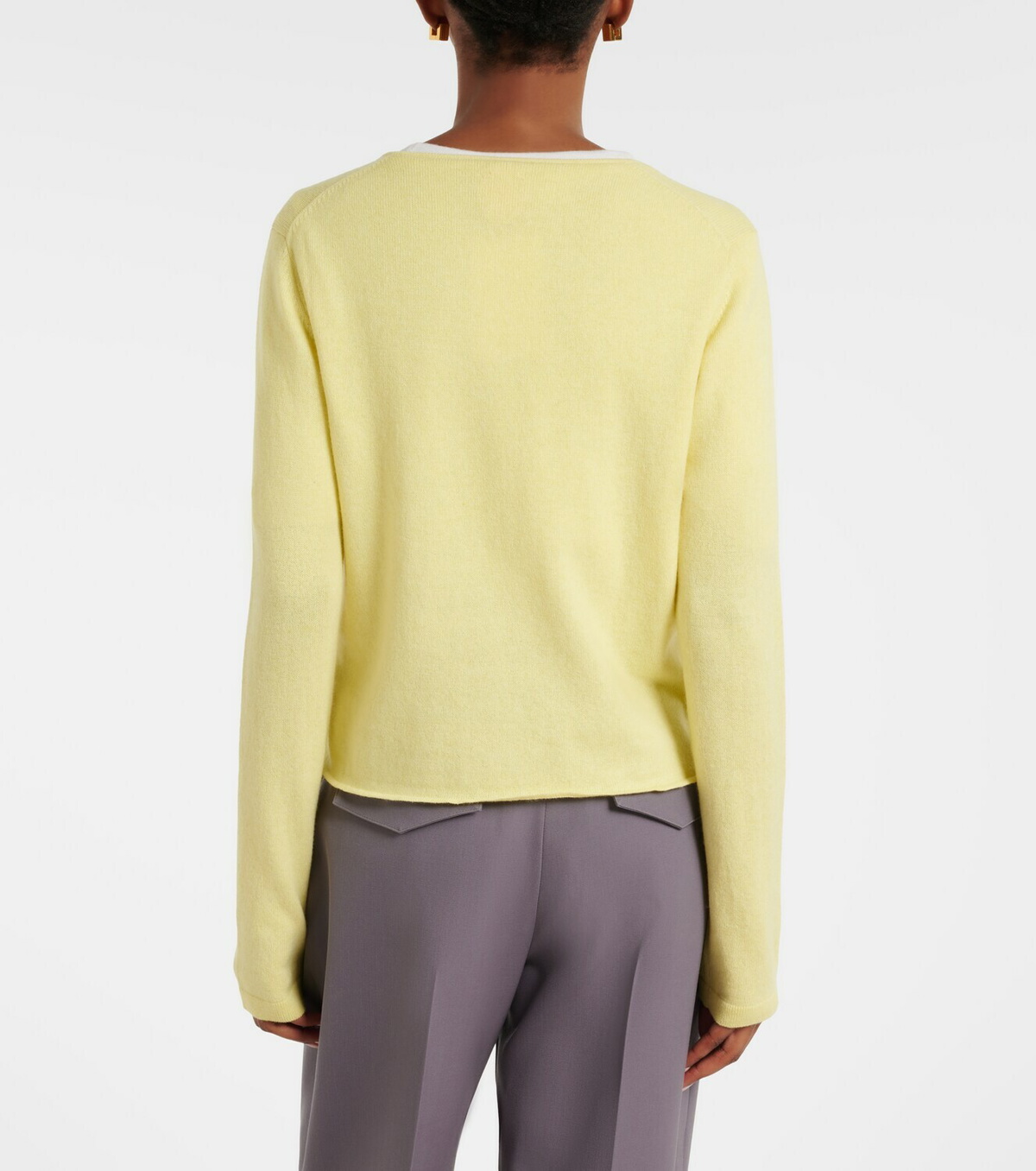 Jardin des Orangers Cotton and cashmere cardigan