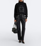 Marant Etoile Moby sequined cotton-blend sweatshirt
