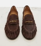 Valentino Garavani VLogo suede loafers