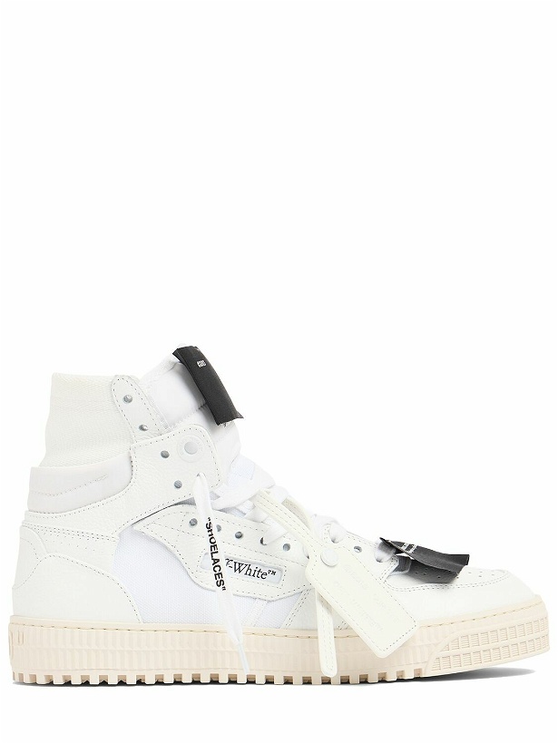 Photo: OFF-WHITE 20mm 3.0 Off Court Leather Sneakers