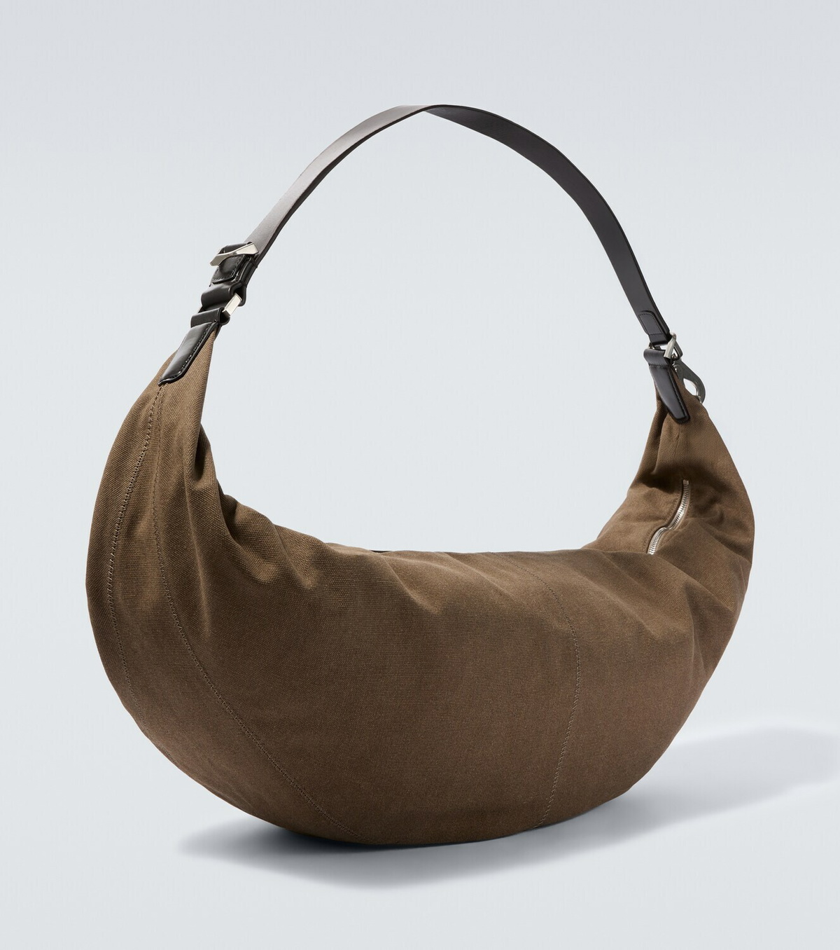 Lemaire XL Quiver Clip cotton canvas shoulder bag