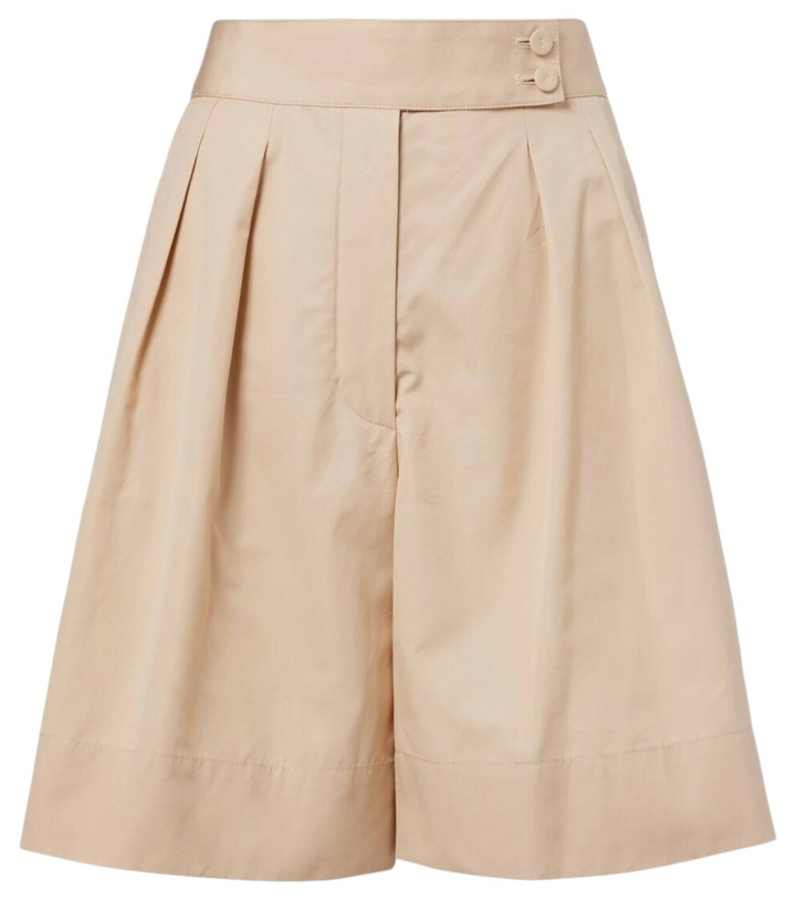 Photo: Loro Piana Dorin cotton satin Bermuda shorts