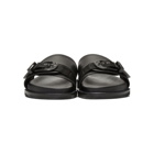 Toga Virilis Black Buckle Sandal