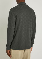 PS Paul Smith Textured Cotton Cardigan Grey