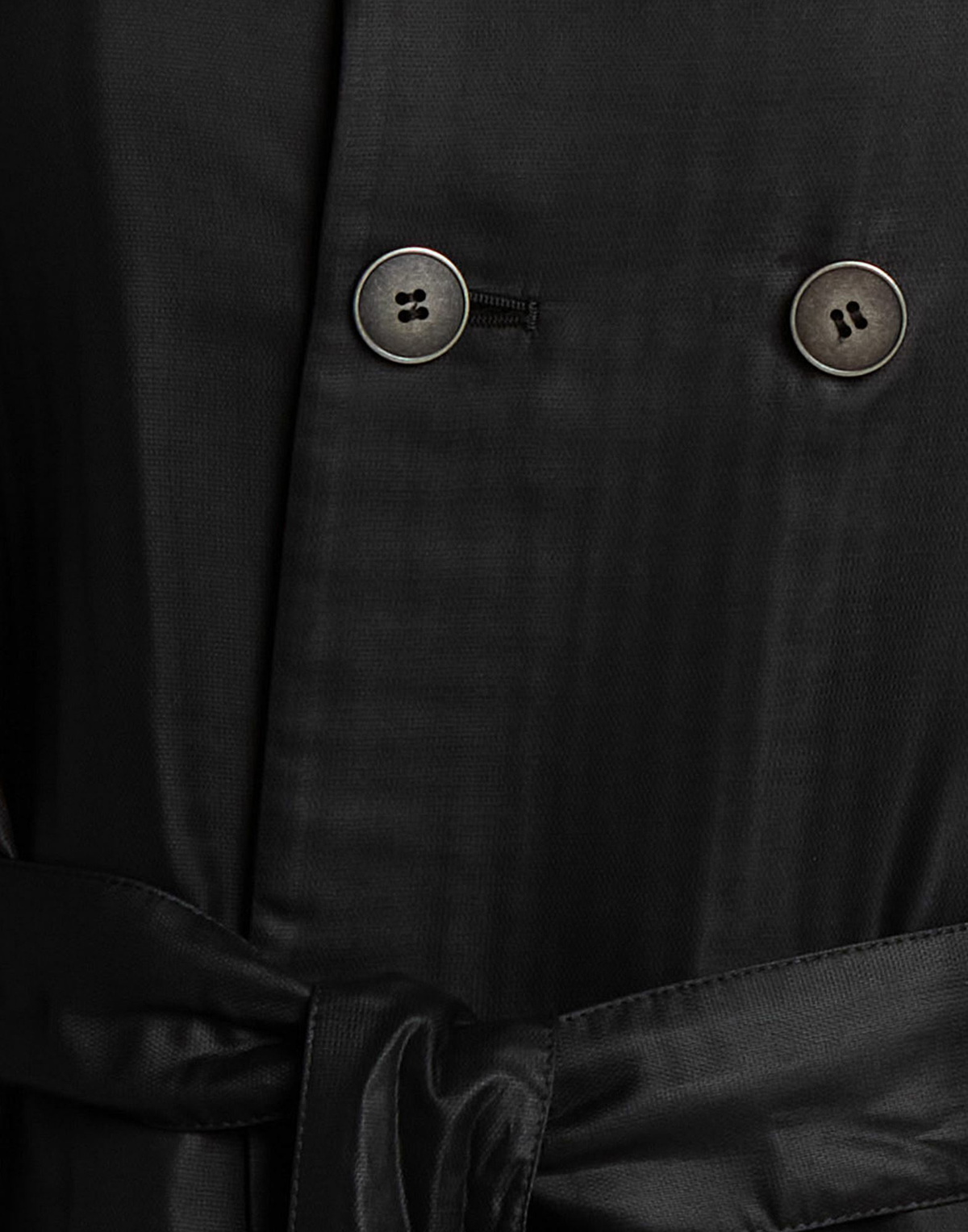 Sapio Womens Overcoat & Trench Coat in Black