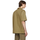 Burberry Tan Twill Street Short Sleeve Shirt