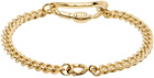 A.P.C. Gold Lock Bracelet