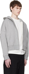 Entire Studios Gray Eternal Zip Hoodie