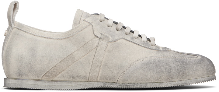 Photo: Ann Demeulemeester White & Gray Siru Boxing Sneakers