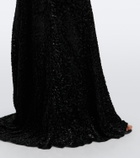 Alex Perry Devoré bustier gown