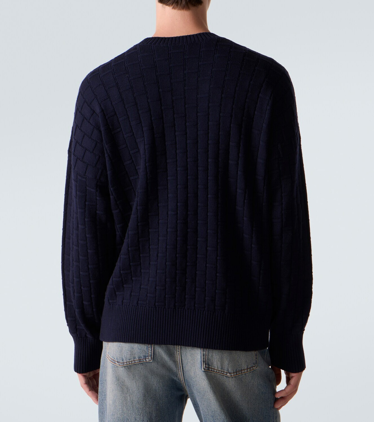 Plan C Ribbed-knit wool sweater