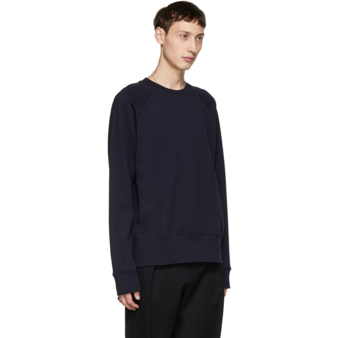 Studio Nicholson Navy Last Sweatshirt Studio Nicholson