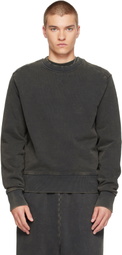 Entire Studios Black Pod Crew Sweatshirt