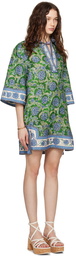 ZIMMERMANN Green Junie Minidress