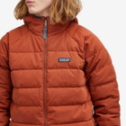 Patagonia Men's Cotton Down Jacket in Burnished Red