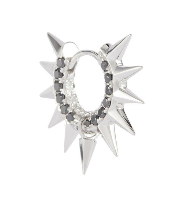 Photo: Maria Tash Mohawk 18kt white gold single earring with diamonds