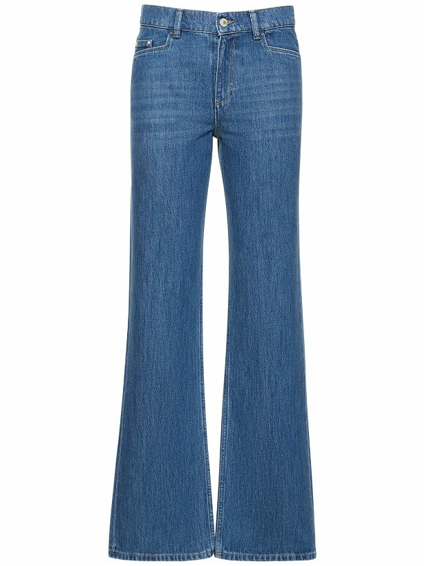 Photo: WANDLER - Low Rise Organic Cotton Straight Jeans