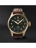 IWC Schaffhausen - Big Pilot's Big Date Spitfire ‘Mission Accomplished’ Limited Edition Hand-Wound 46.2mm Bronze and Leather Watch, Ref. No. IW510506