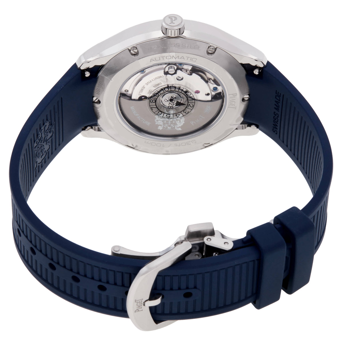 Piaget Polo Signature Date 42mm Automatic Blue Dial Mens Watch G0A51031