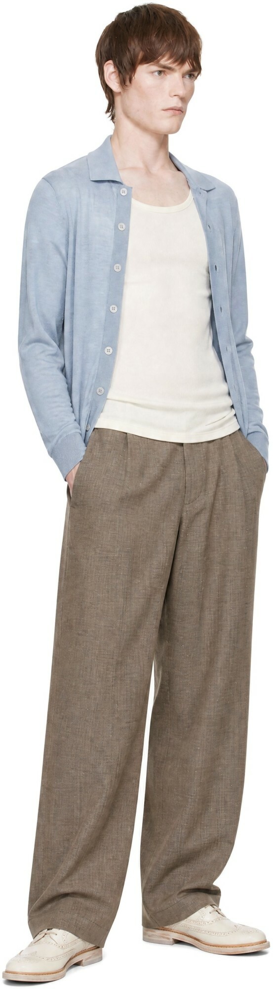 OUR LEGACY Blue Fall Cardigan