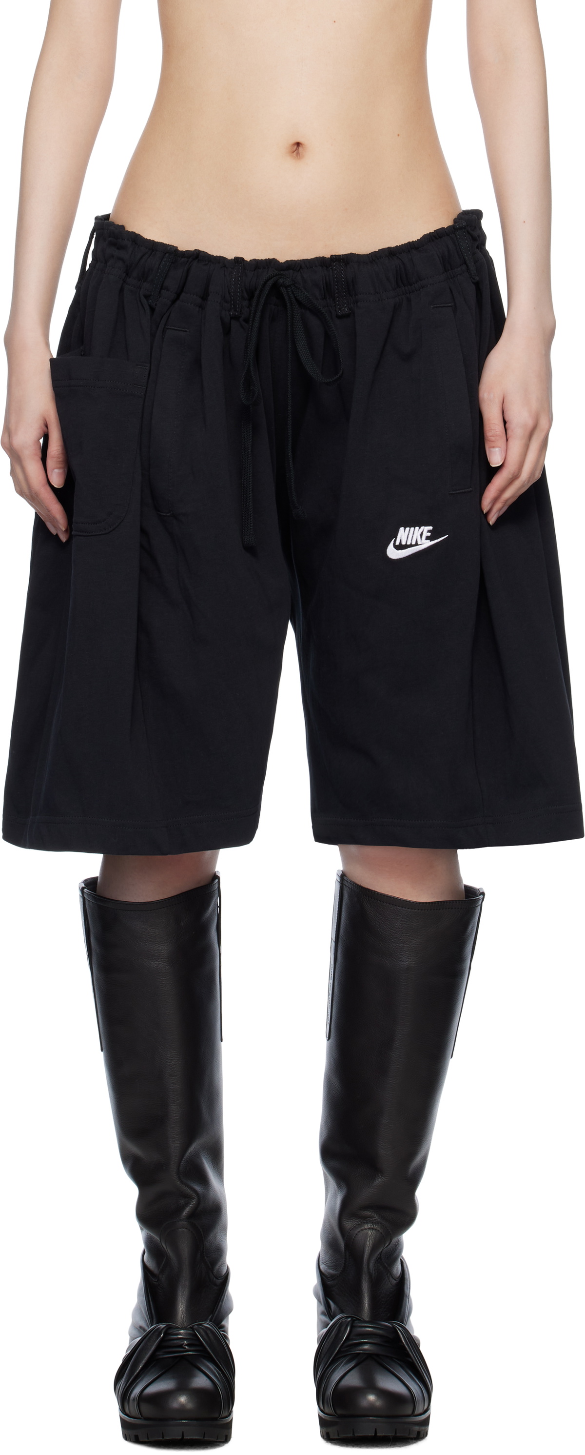 Bless Black Nº69 Overjogging Denim Shorts Bless