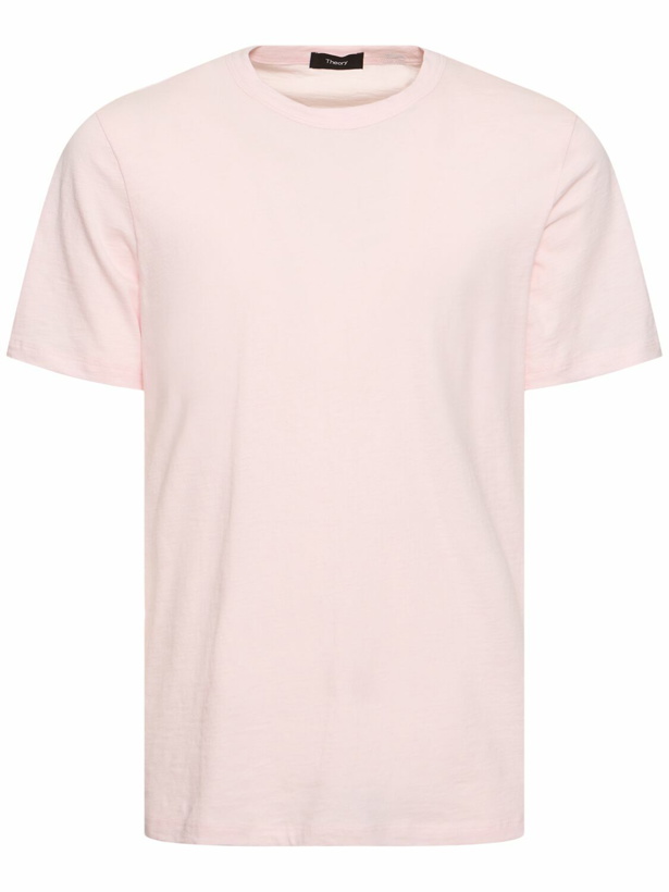 Photo: THEORY Luxe Cotton Short Sleeve T-shirt