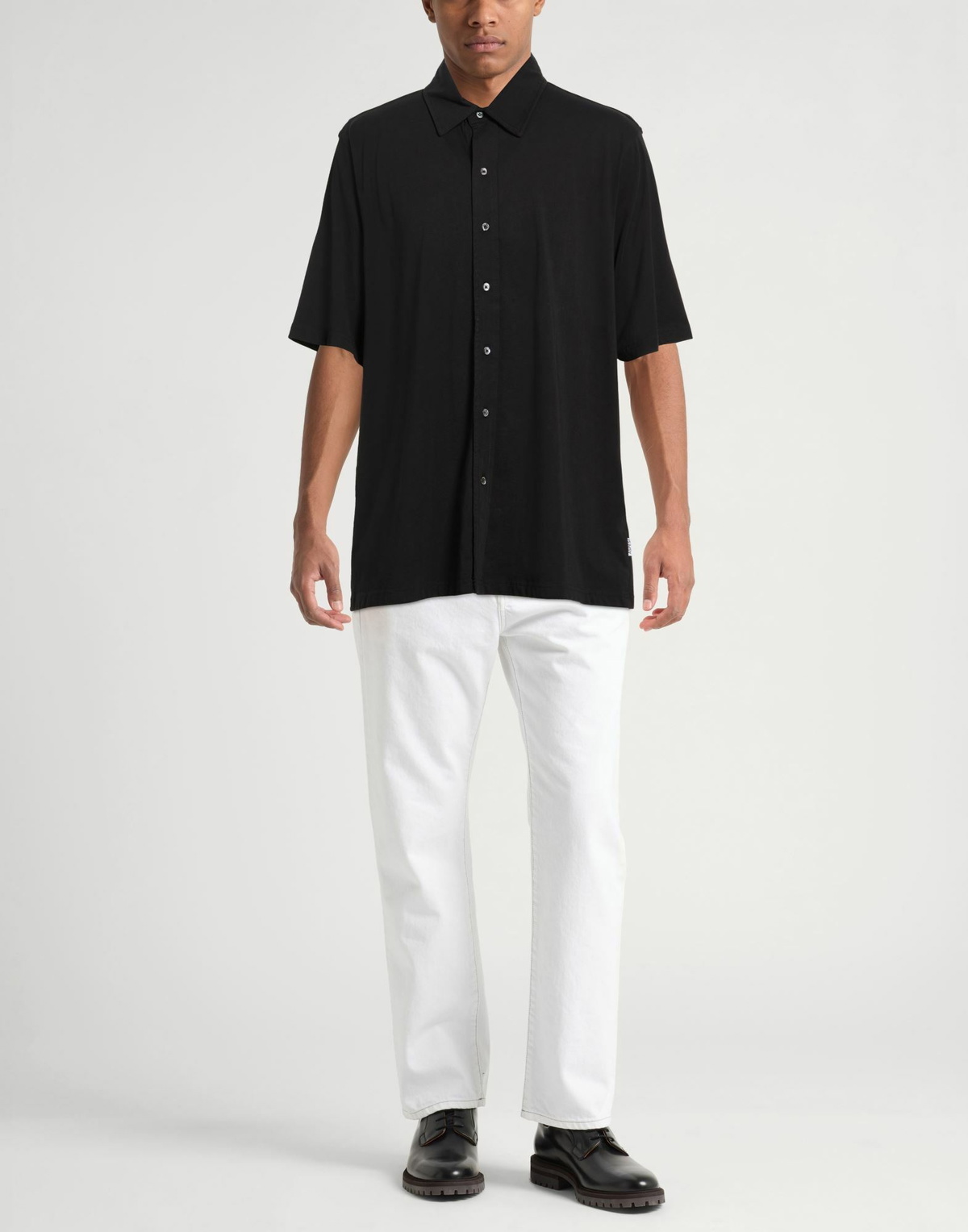 Aspesi Mens Shirt in Black