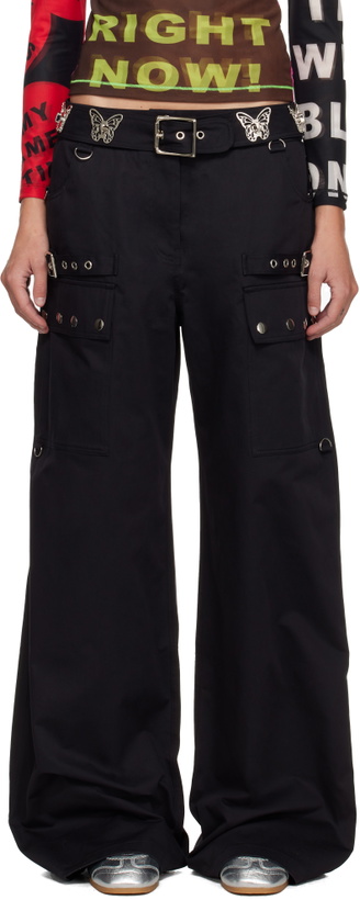 Photo: Chopova Lowena Black Thunderhull Trousers
