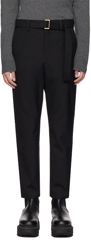 Photo: sacai Black Carhartt WIP Edition Reversible Trousers
