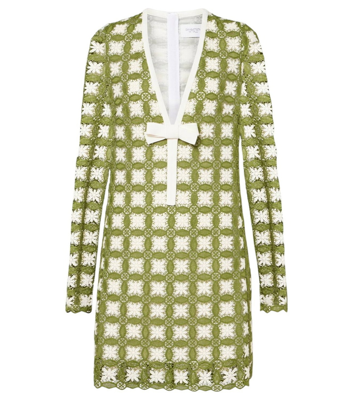 Photo: Giambattista Valli Open-knit minidress