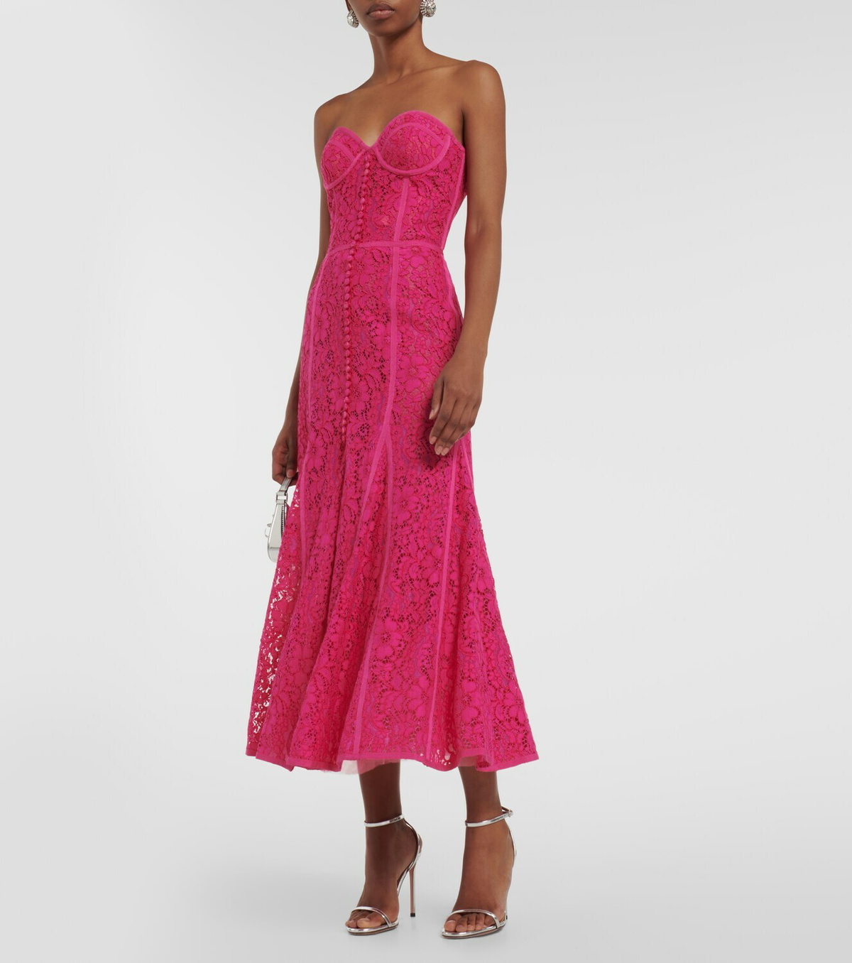 IVONA SKELO (red) bustier lace maxi main image 1
