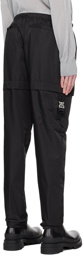 Givenchy Black Buckle Cargo Pants