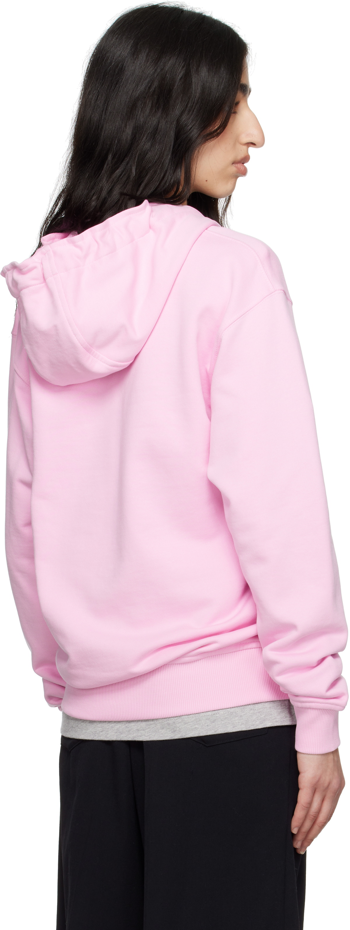 Comme des Garçons Shirt Pink Zip Hoodie