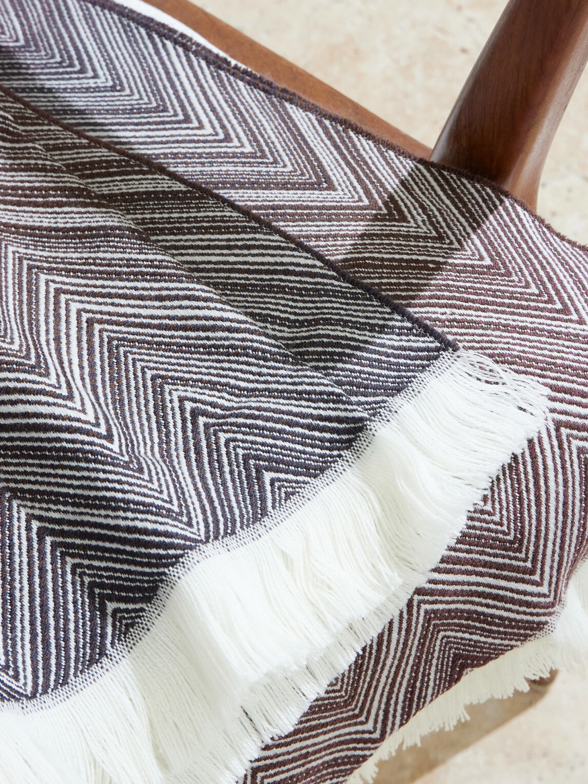 Missoni Home - Timmy Fringed Striped Wool Throw