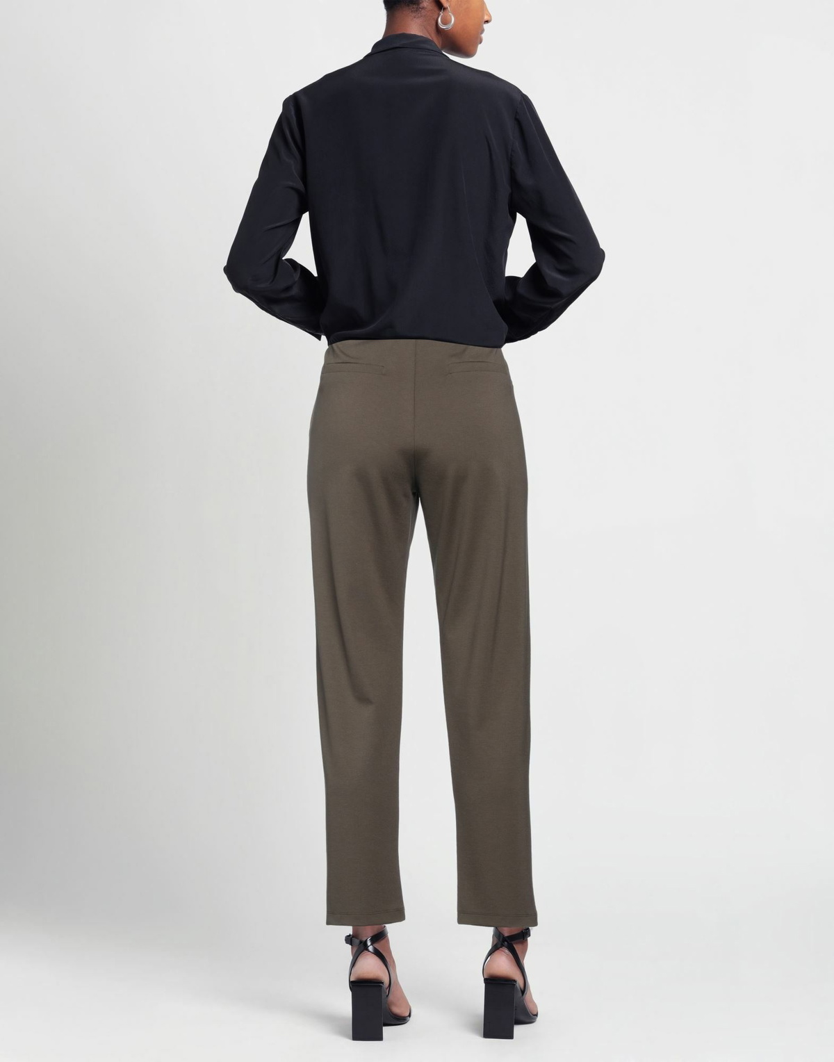 Jijil Womens Pants Military in Green