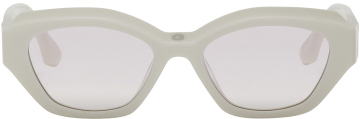 Photo: Coperni White Gentle Monster Edition 5G Sunglasses