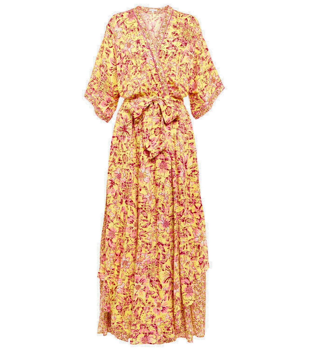 Poupette St Barth Adha floral wrap dress Poupette St Barth