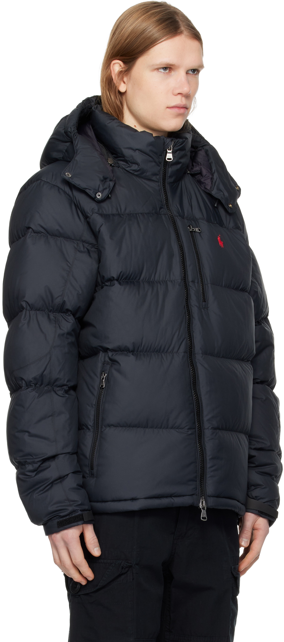 Polo Ralph Lauren Black 'The Gorham' Down Jacket