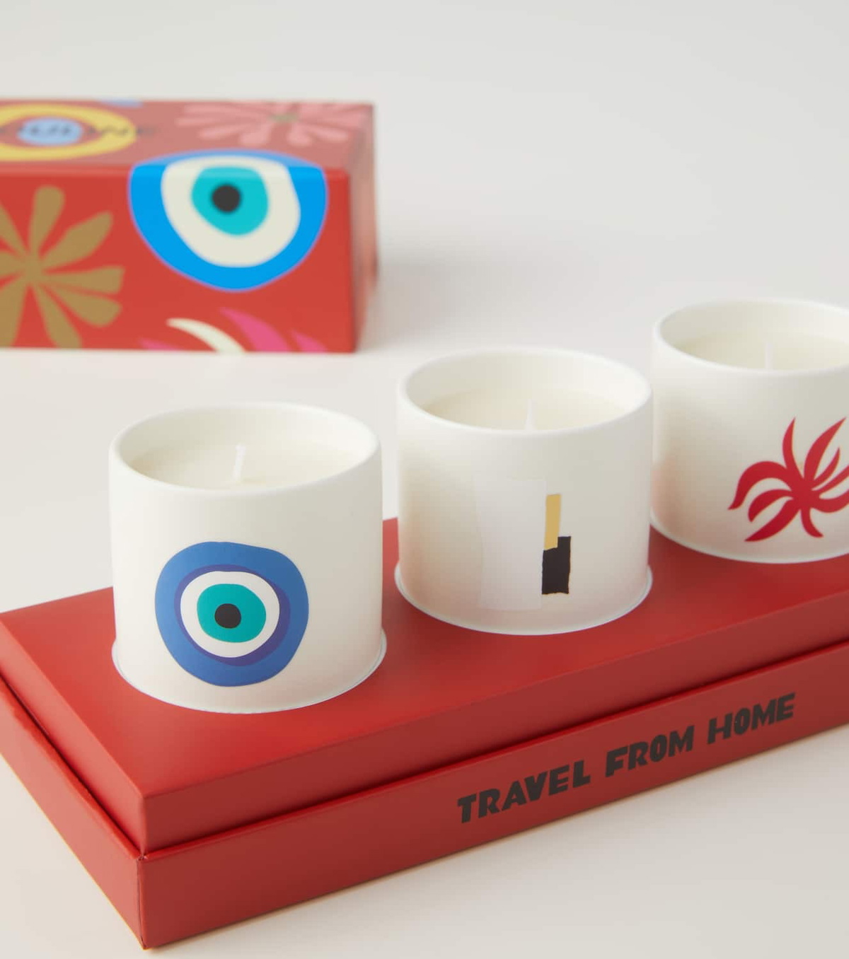 Assouline Travel From Home Mini set of 3 scented candles