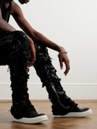 DRKSHDW by Rick Owens - Dunk Denim Sneakers - Black