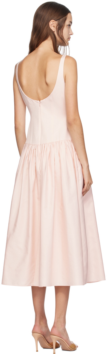 Mirror Palais Pink Kissing Booth Midi Dress Mirror Palais