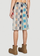 (Di)vision Patchwork Check Shorts