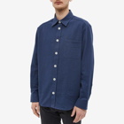 A.P.C. Men's Aston Overshirt in Dark Navy