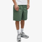 Garbstore Men's Pleated Wide Easy Shorts in Green